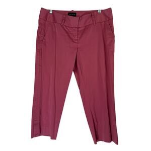 The Limited Drew Fit Dusty Rose Pink Medium Waist Capri Career Pants Size 8/10